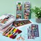 6PCS Cross Stitch Bookmark Kits Bookshelves Words Pattern Counted Cross Stitch Kits for Beginners Adults DIY Stamped Embroidery Bookmarks with Instructions Hand Embroidery Craft Gift
